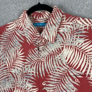 Tori Richard Shirt Mens M Silk Cotton Short Sleeve Button Up Hawaiian
